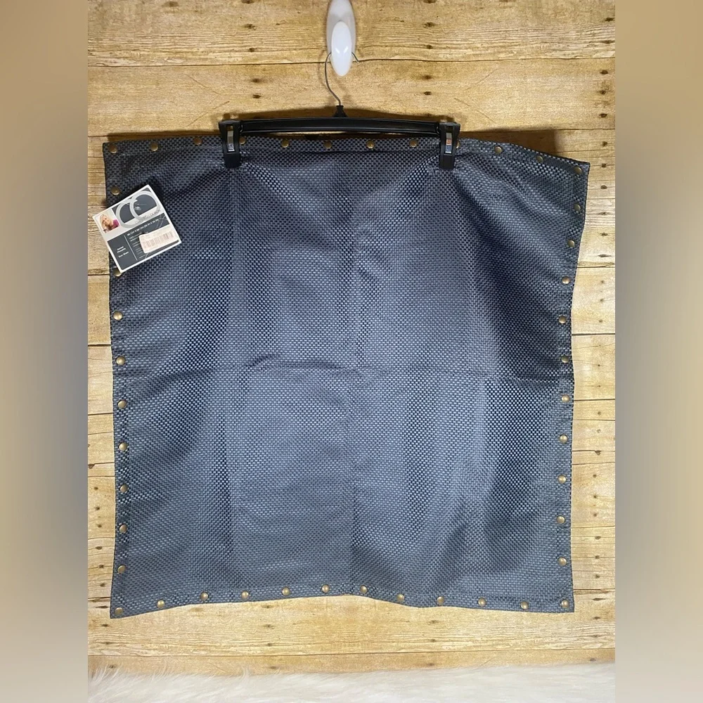 2x Candice Olson Euro Shams Dotted Pirouette 26 X 26 in NWT Gray